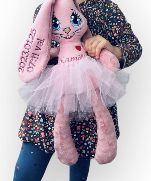 Pliušinis žaislas ,,Zuikutė šypsenėlė"